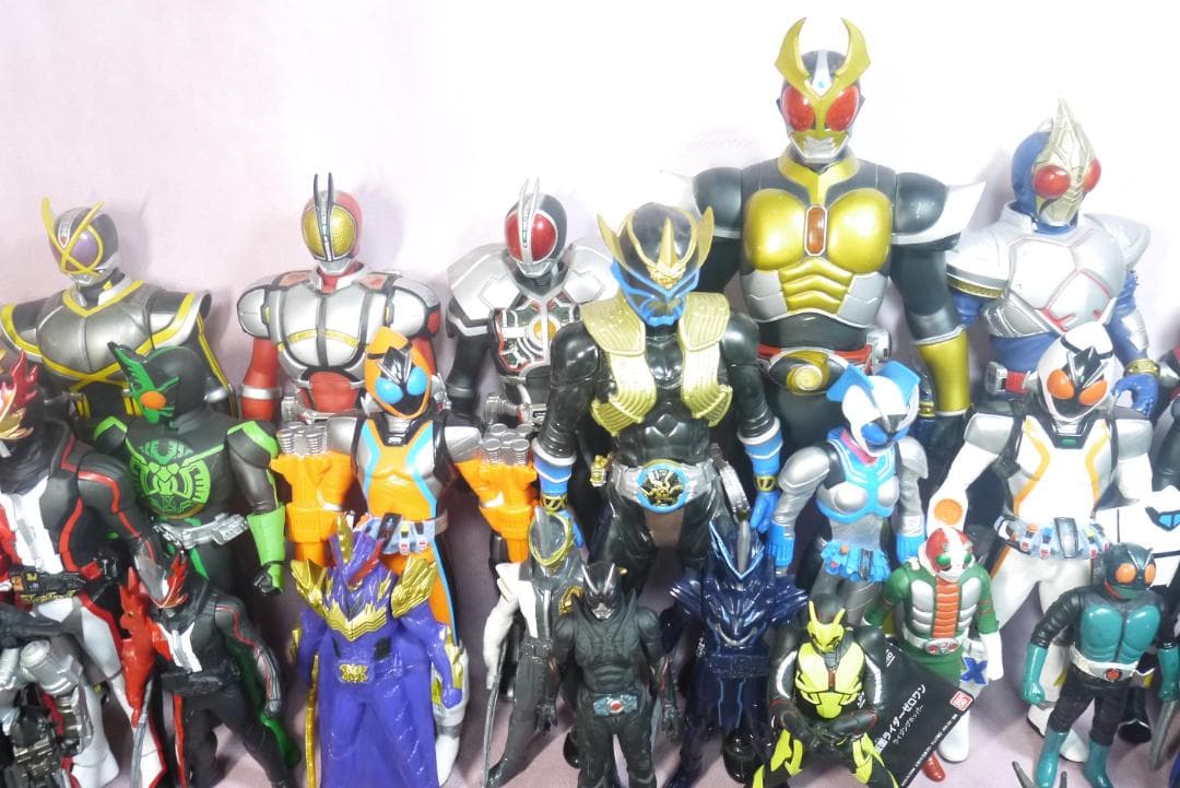 ライダーヒーローシリーズ　ビッグサイズソフビフィギュア　116体セット