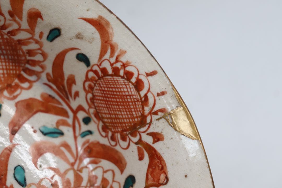 中国　明時代　紅釉大鉢　木箱入　送料込み0521