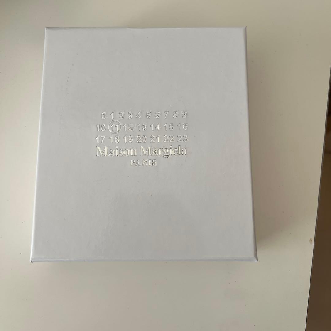 Maison Margiela ブラック レザー 二つ折り財布