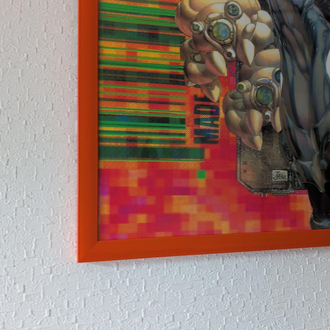 攻殻機動隊 士郎正宗 1990年代 ヴィンデージポスター B3 オレンジフレーム