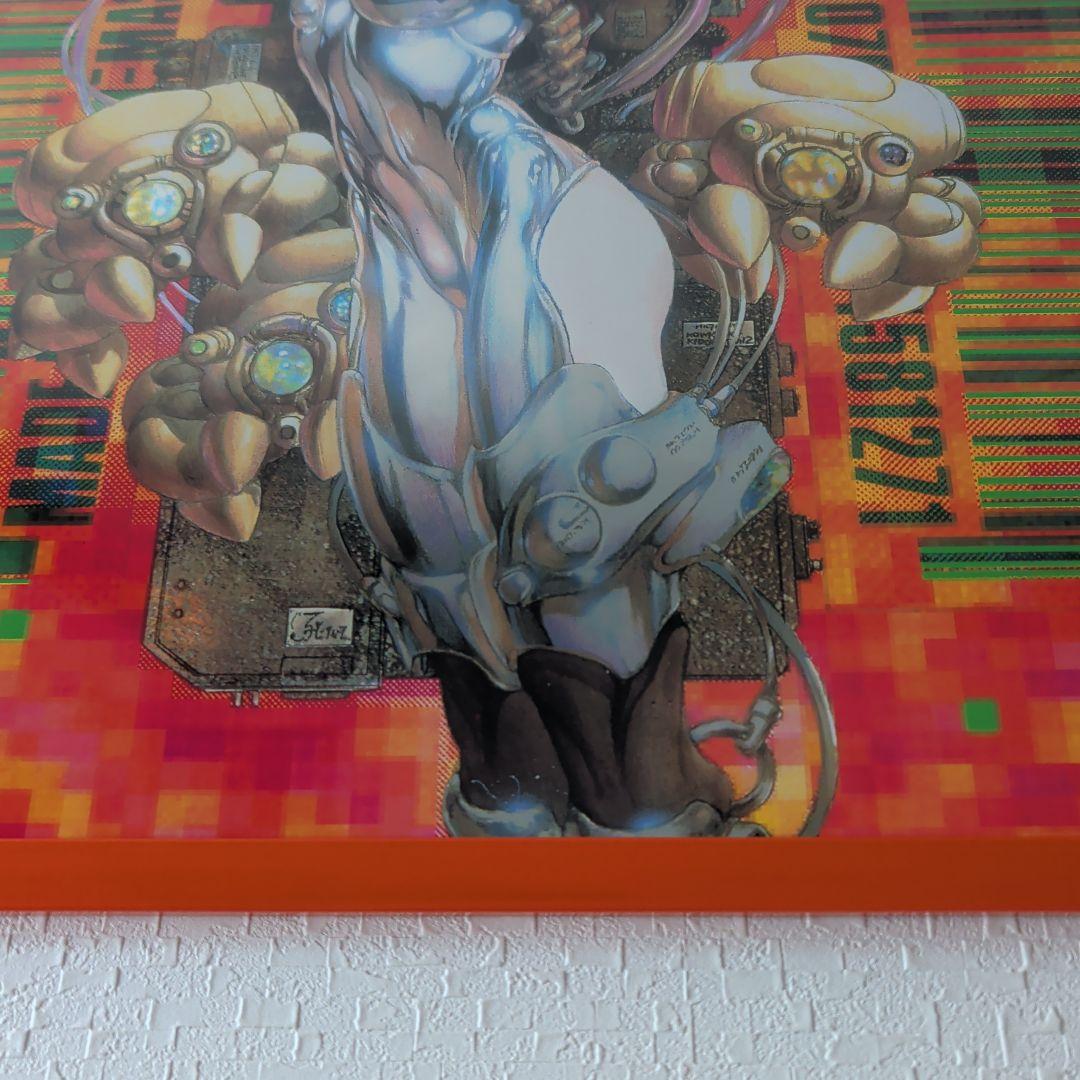 攻殻機動隊 士郎正宗 1990年代 ヴィンデージポスター B3 オレンジフレーム