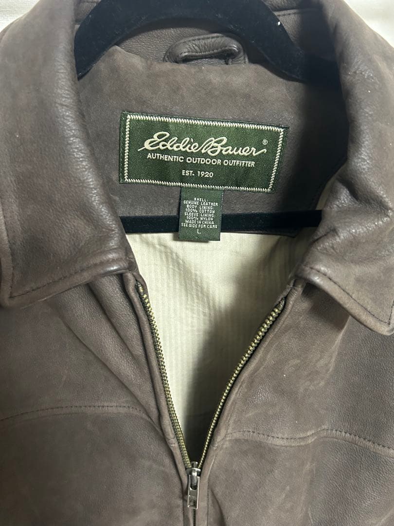 Eddie Bauer ブラウンレザージャケット