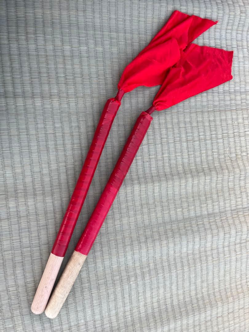 エイサー太鼓 大太鼓 本皮張り 40cm ケース付き 中古美品