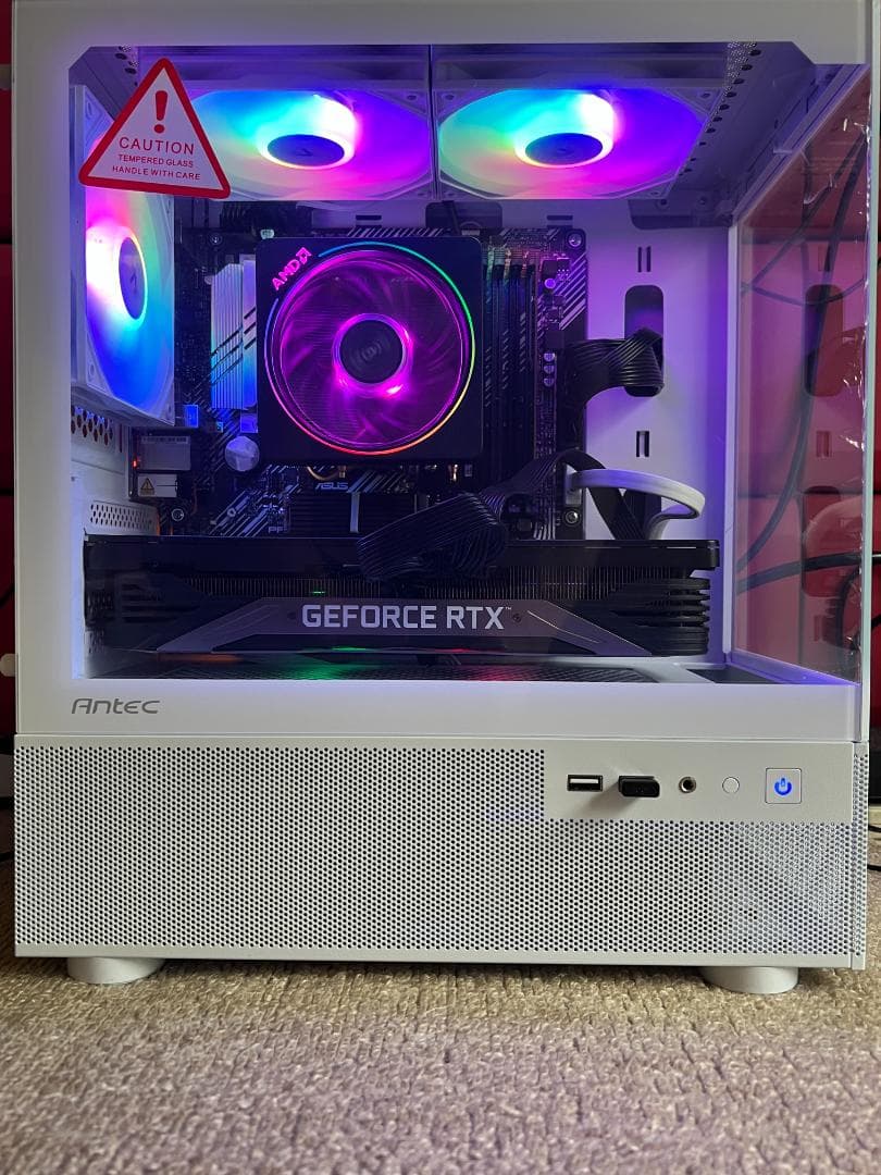 ががが　白ゲーミングPC/Ryzen9/RTX3070