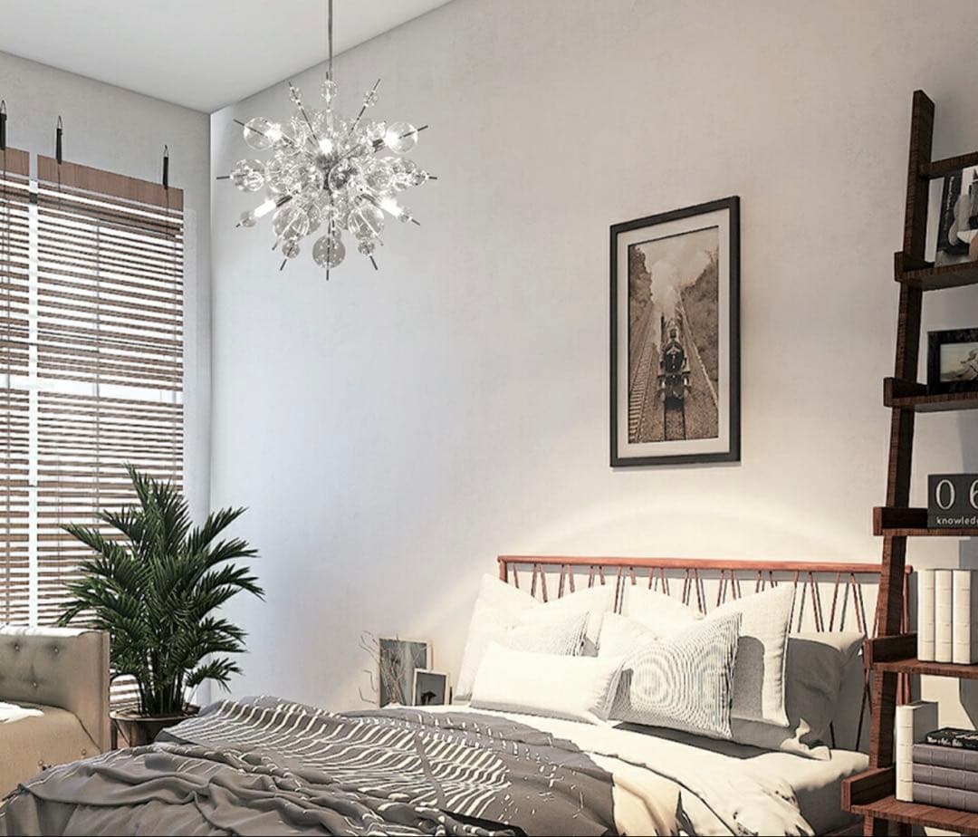 バブルシャンデリア　シルバー