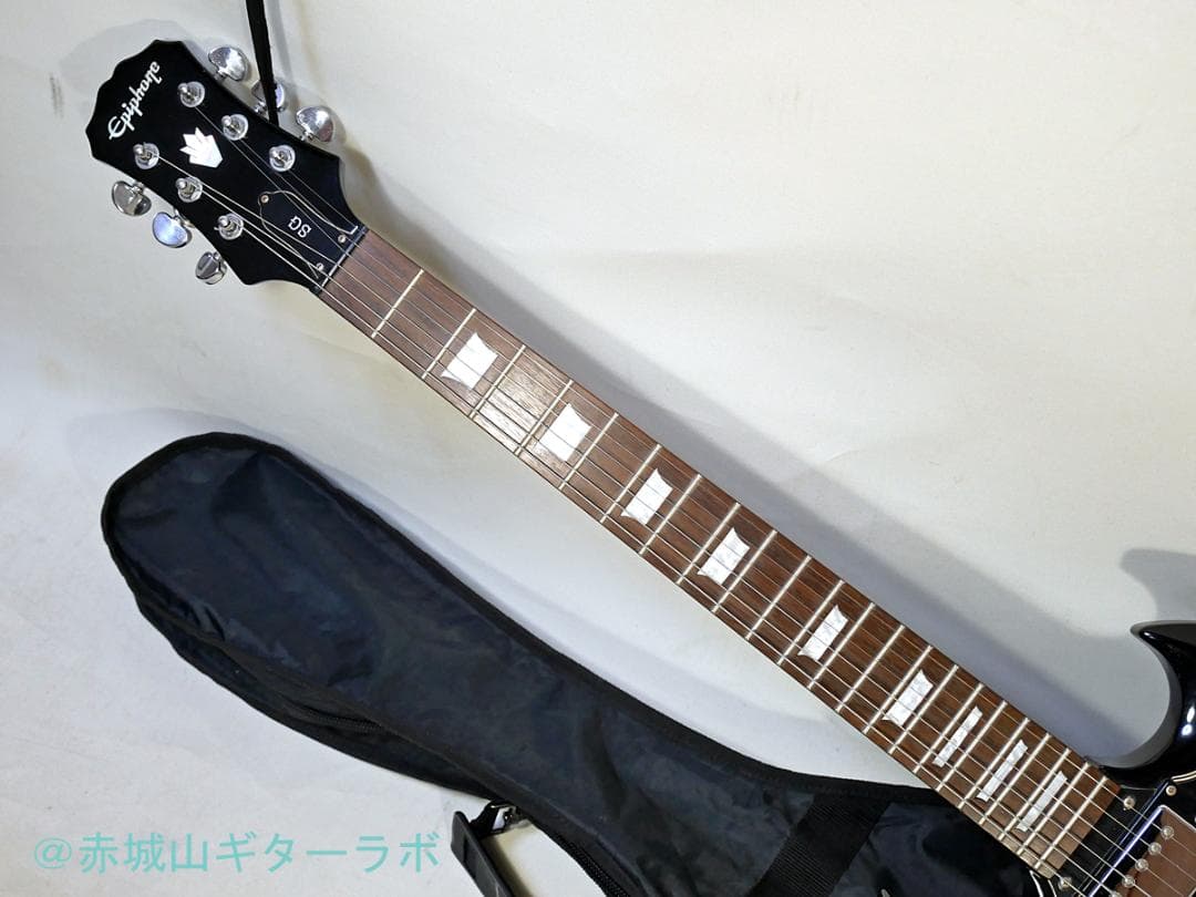 Epiphone G-400 BK 2007年韓国製★ソフトGIGケース付
