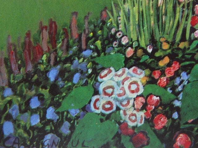 カシニョール（Cassigneul）、公園の風景、希少な画集より