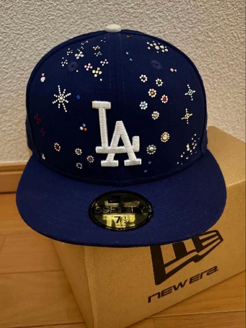 New Eraジュエルキャップ スワロフスキー　71/2
