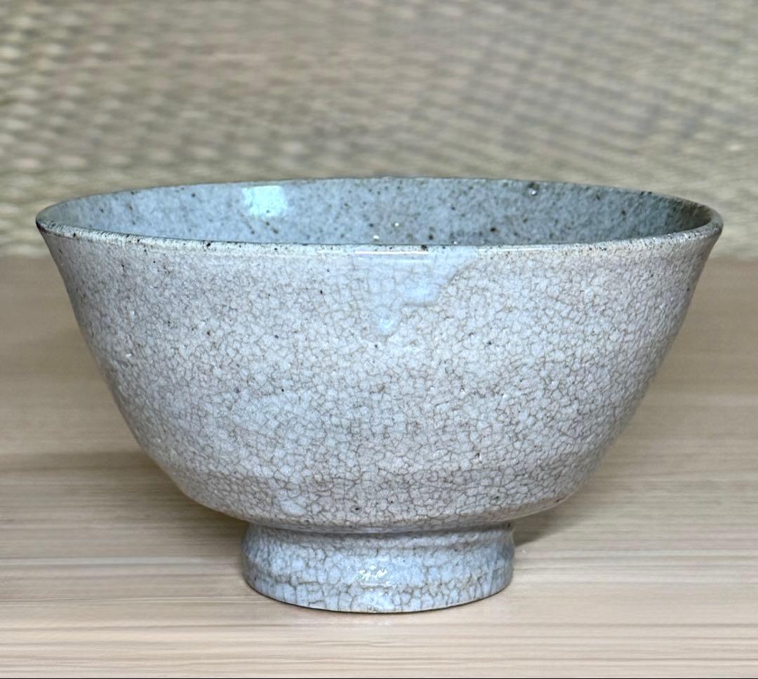 井戸 茶碗 抹茶碗 茶道具 韓国陶芸 安東五作箱書 #1110-01