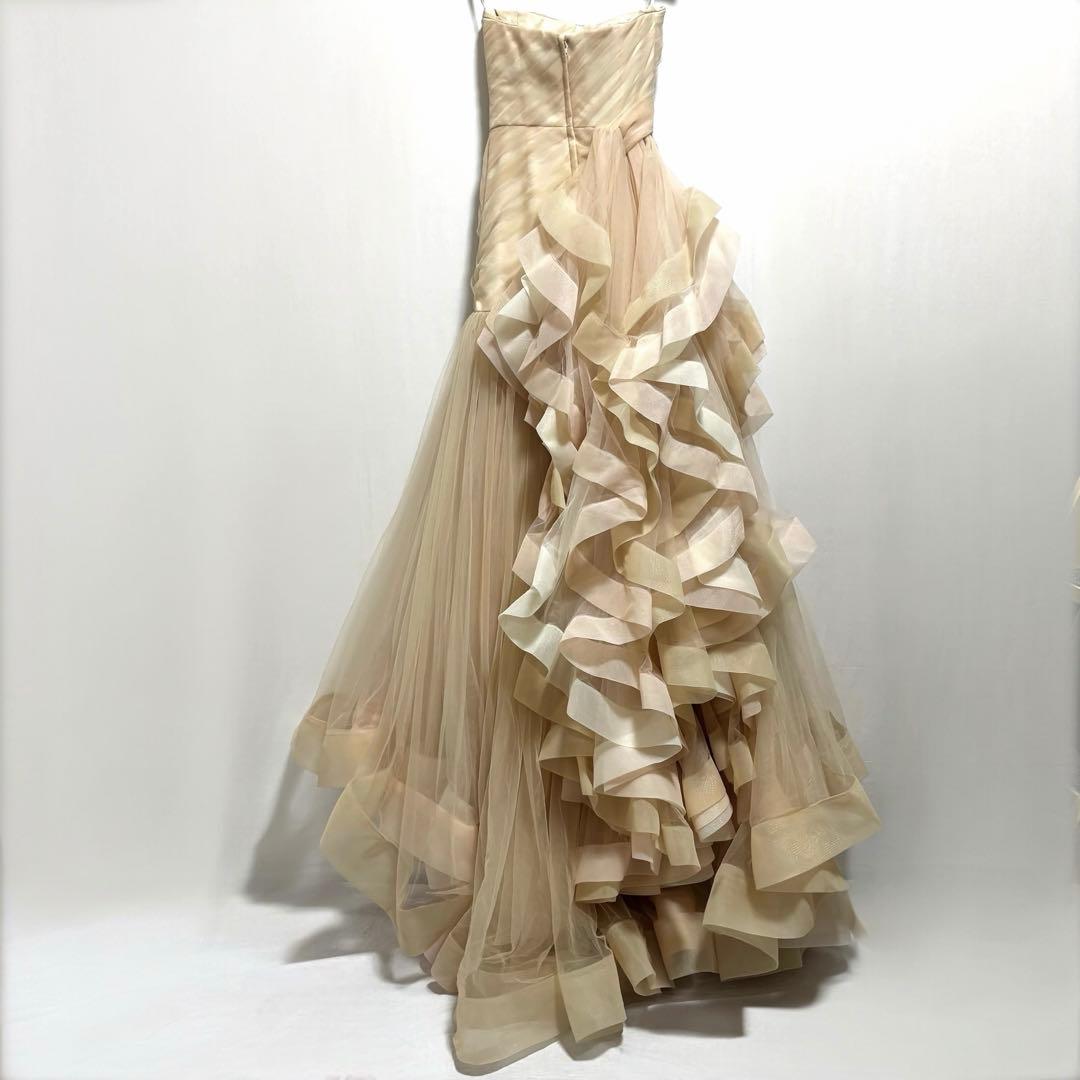 Vera Wang ベラウォン ブラッシュフリル ウエディングドレス グラデ