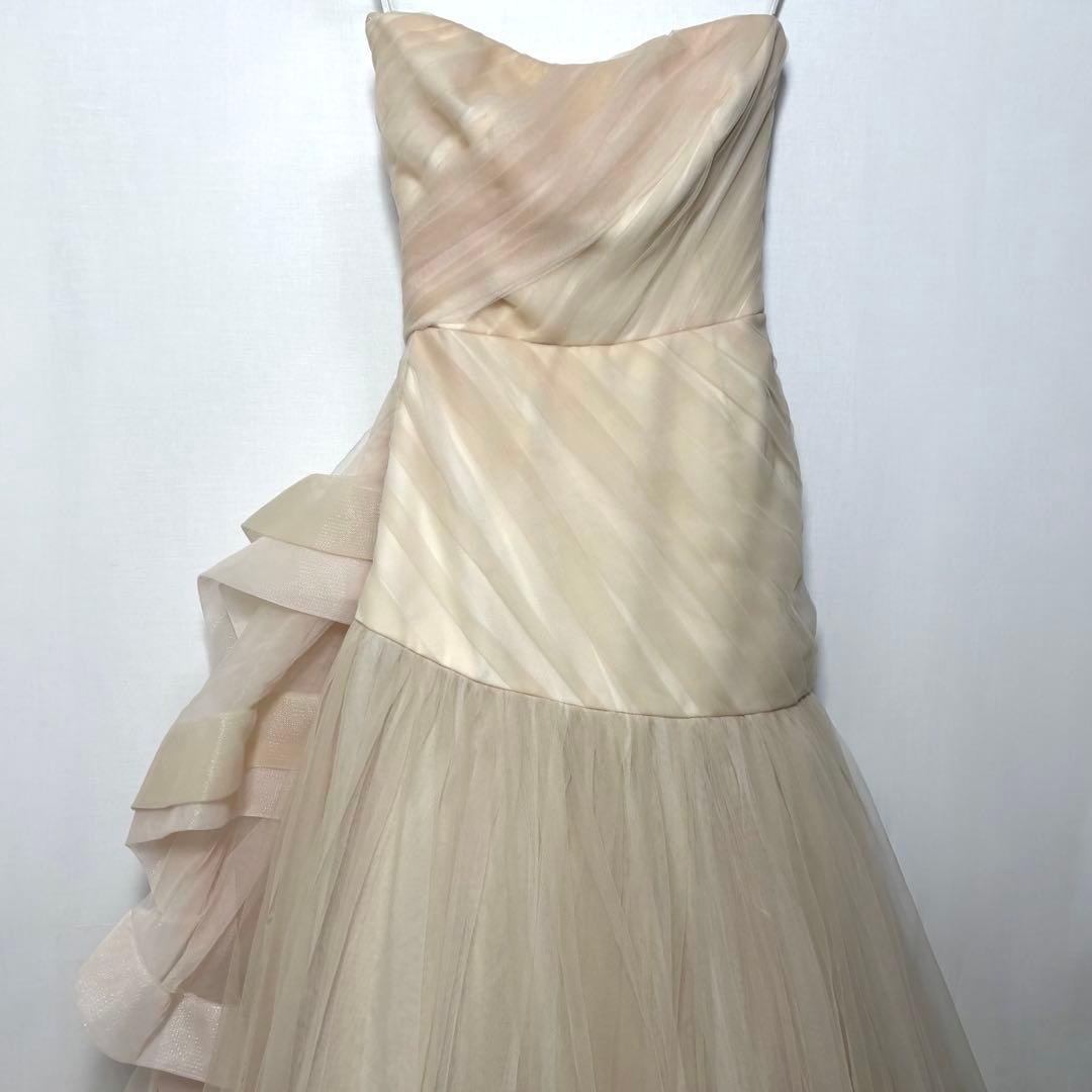 Vera Wang ベラウォン ブラッシュフリル ウエディングドレス グラデ