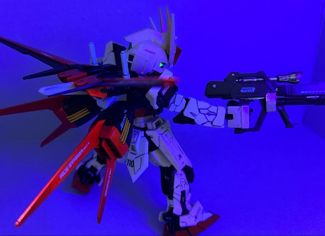 エールストライク　ランチャー装備　 全塗装完成品