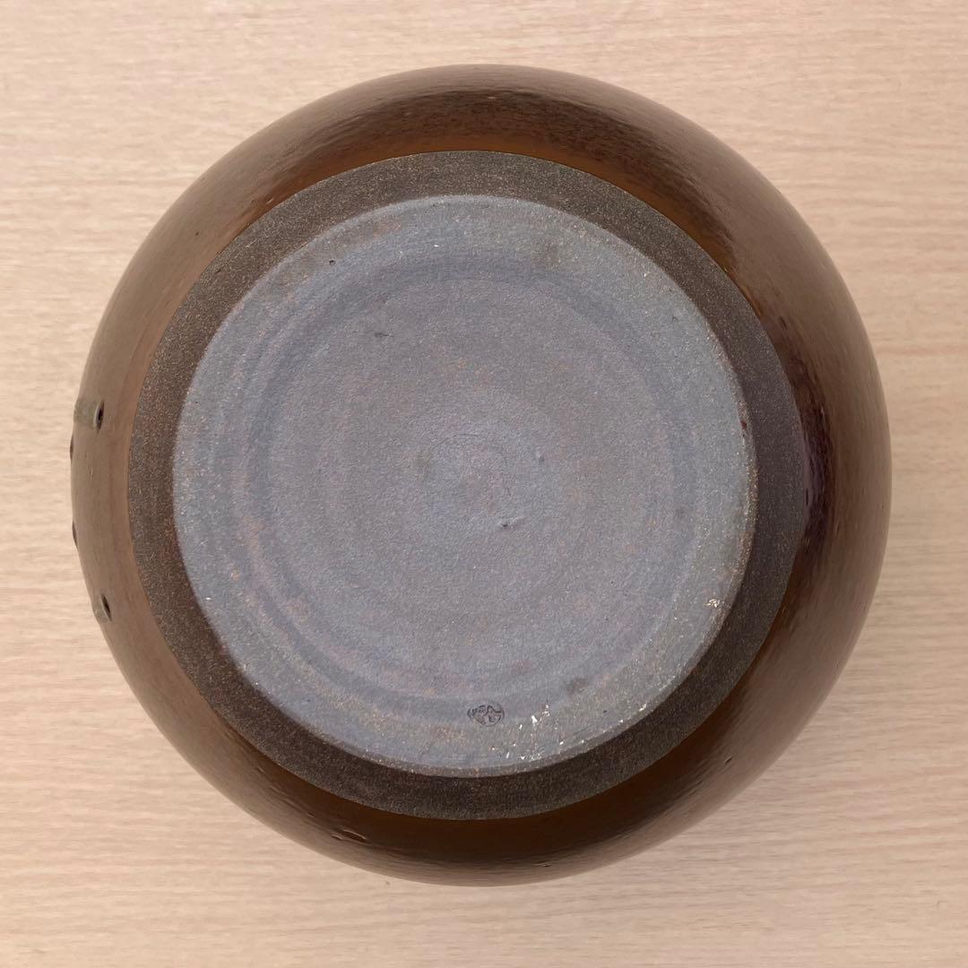 丹波焼 尾中窯 市野克造 飾壷 共箱