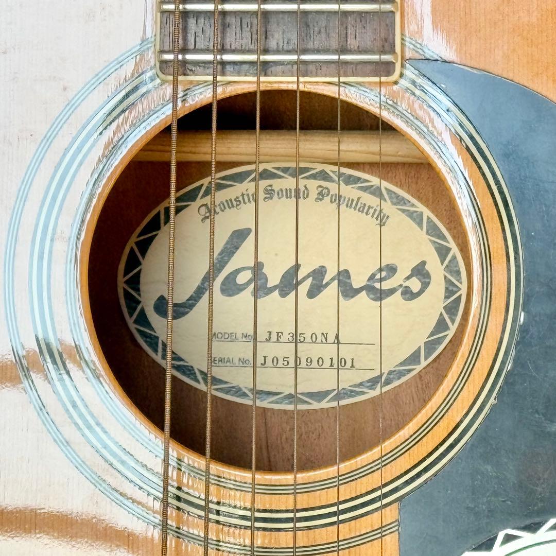 James JF350NA トップ単板アコースティックギター