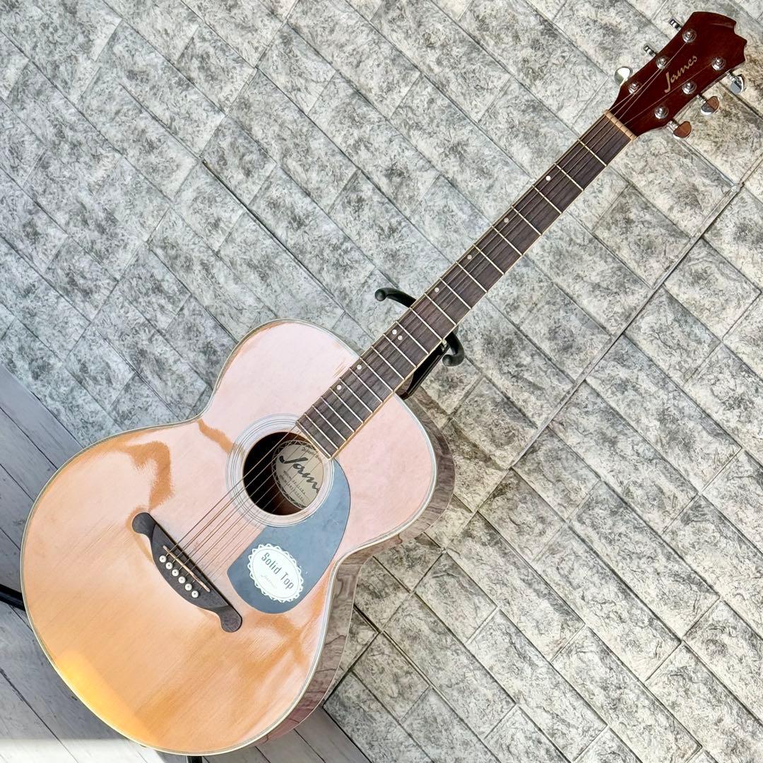 James JF350NA トップ単板アコースティックギター