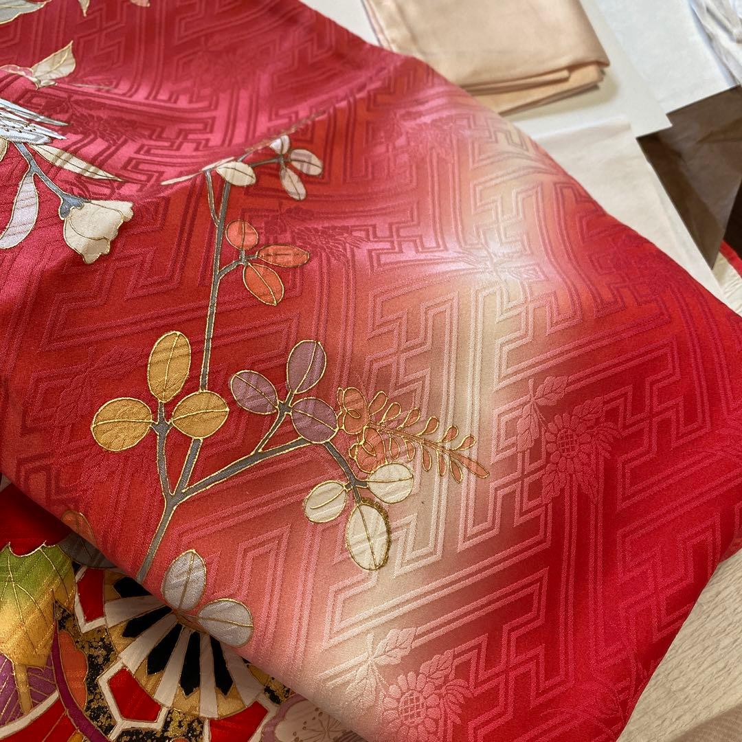 七五三　お祝い着　正絹　被布、長襦袢付き　セット