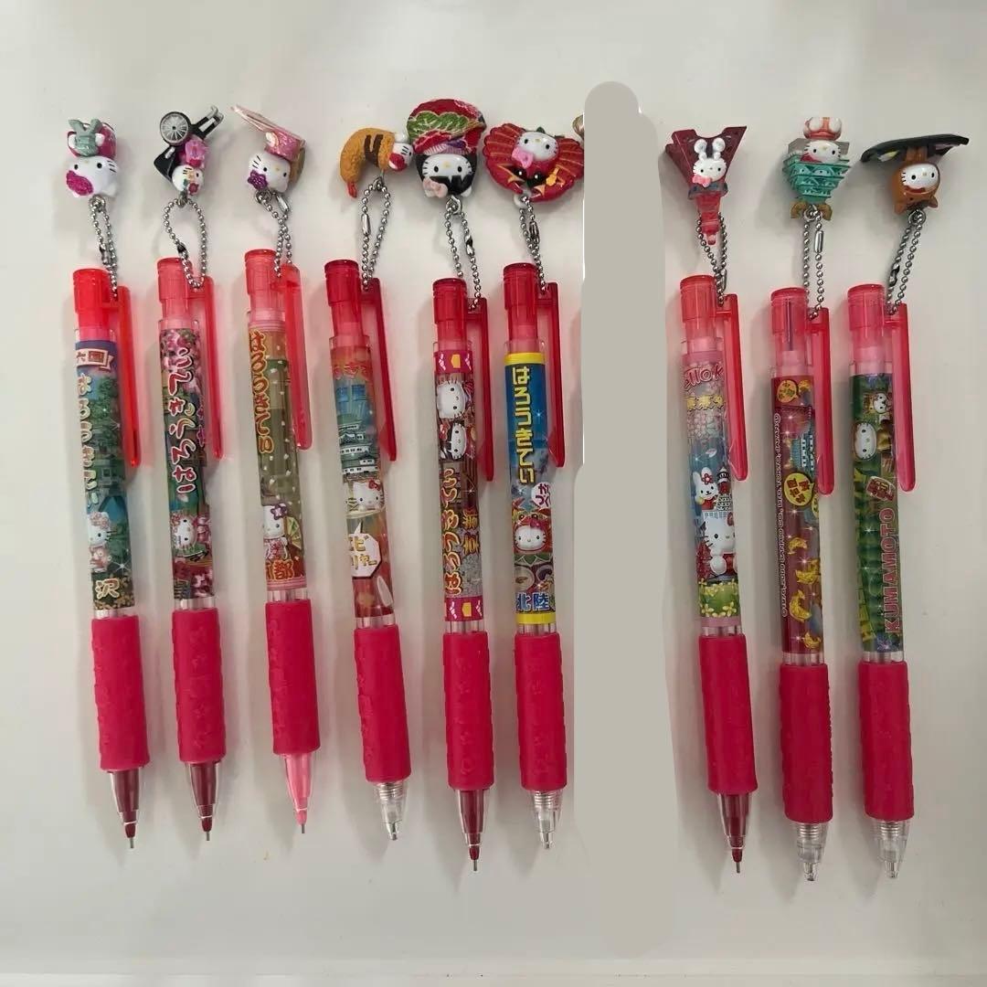 ご当地キティ　シャープペン　ボールペン　54本