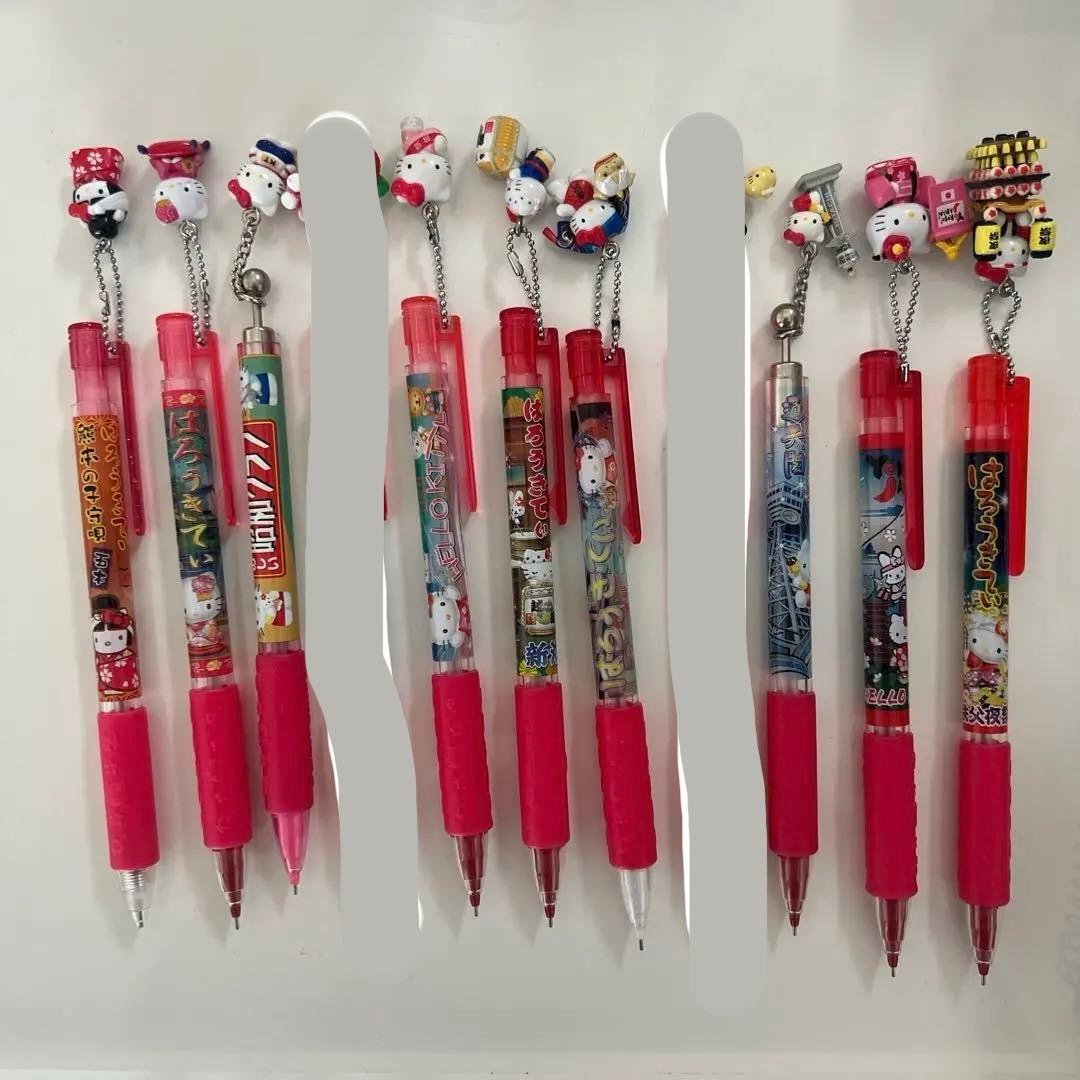 ご当地キティ　シャープペン　ボールペン　54本