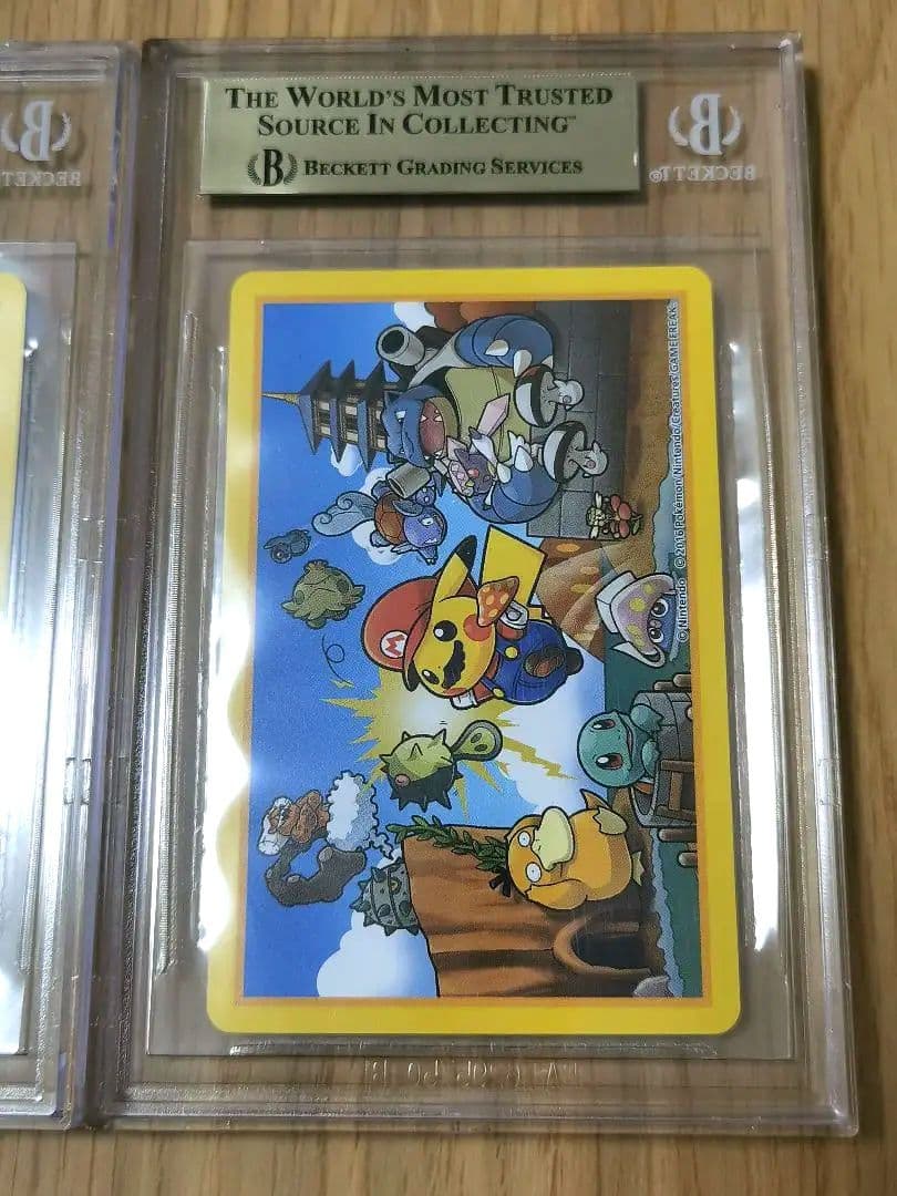 BGS10☆マリオピカチュウ クローバー J Q K ポケモンカード トランプ
