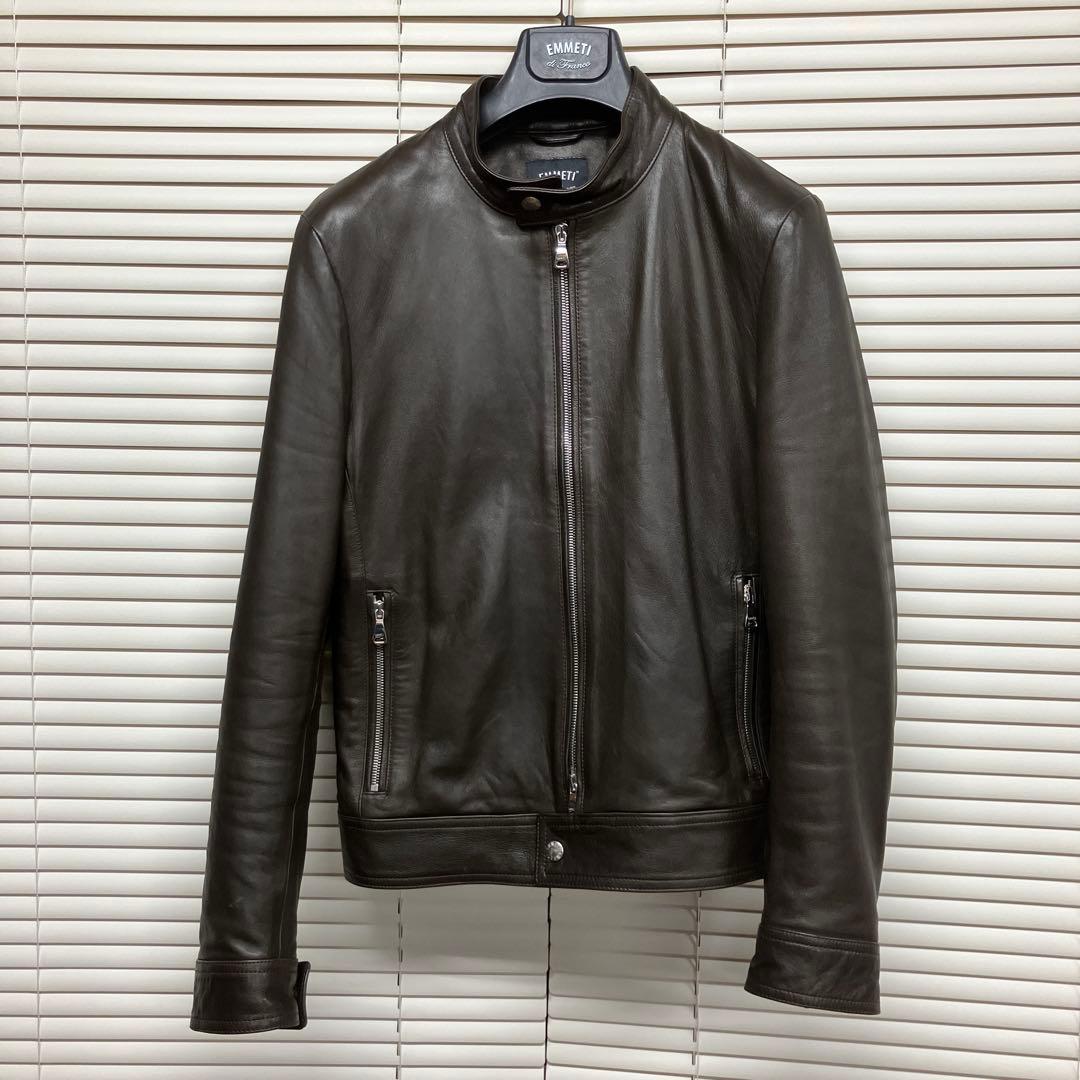 EMMETI エンメティ/ANDREA/44/羊革/ダークブラウンMARRONE