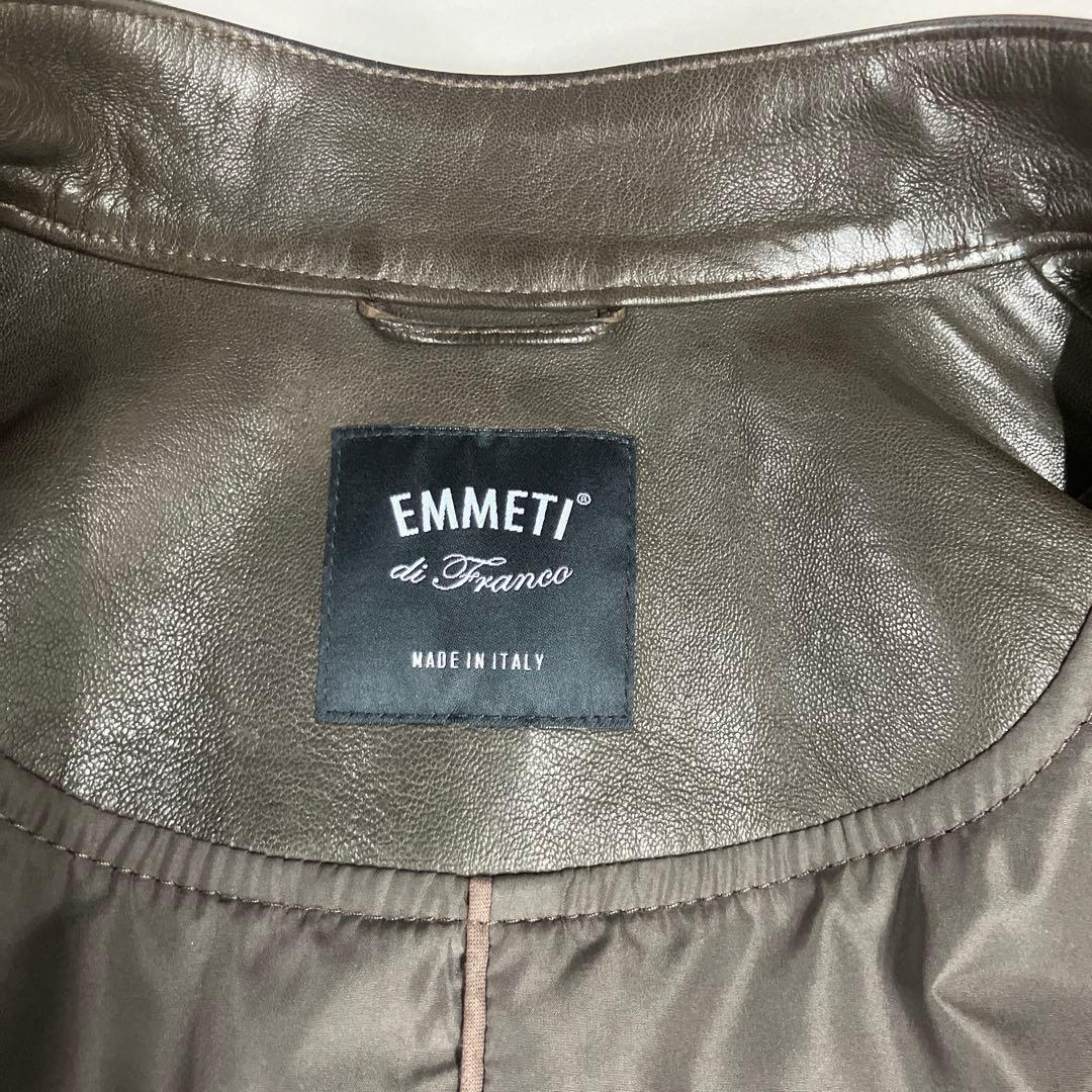 EMMETI エンメティ/ANDREA/44/羊革/ダークブラウンMARRONE