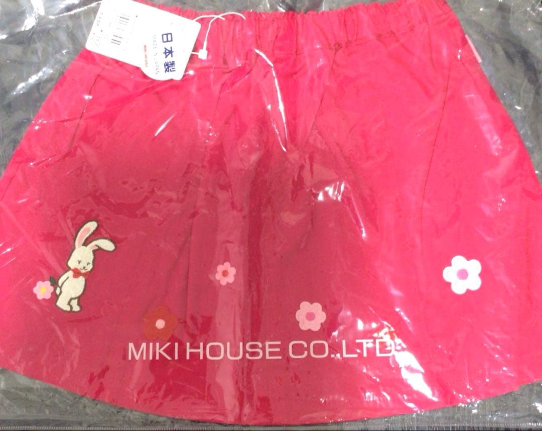新品未使用　タグ付き　ミキハウス　スカート　チエコサク
