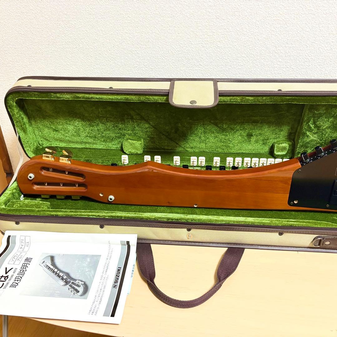 SUZUKI 電気大正琴 KOHAKU こはく ソプラノ CHK-1 ケース付き