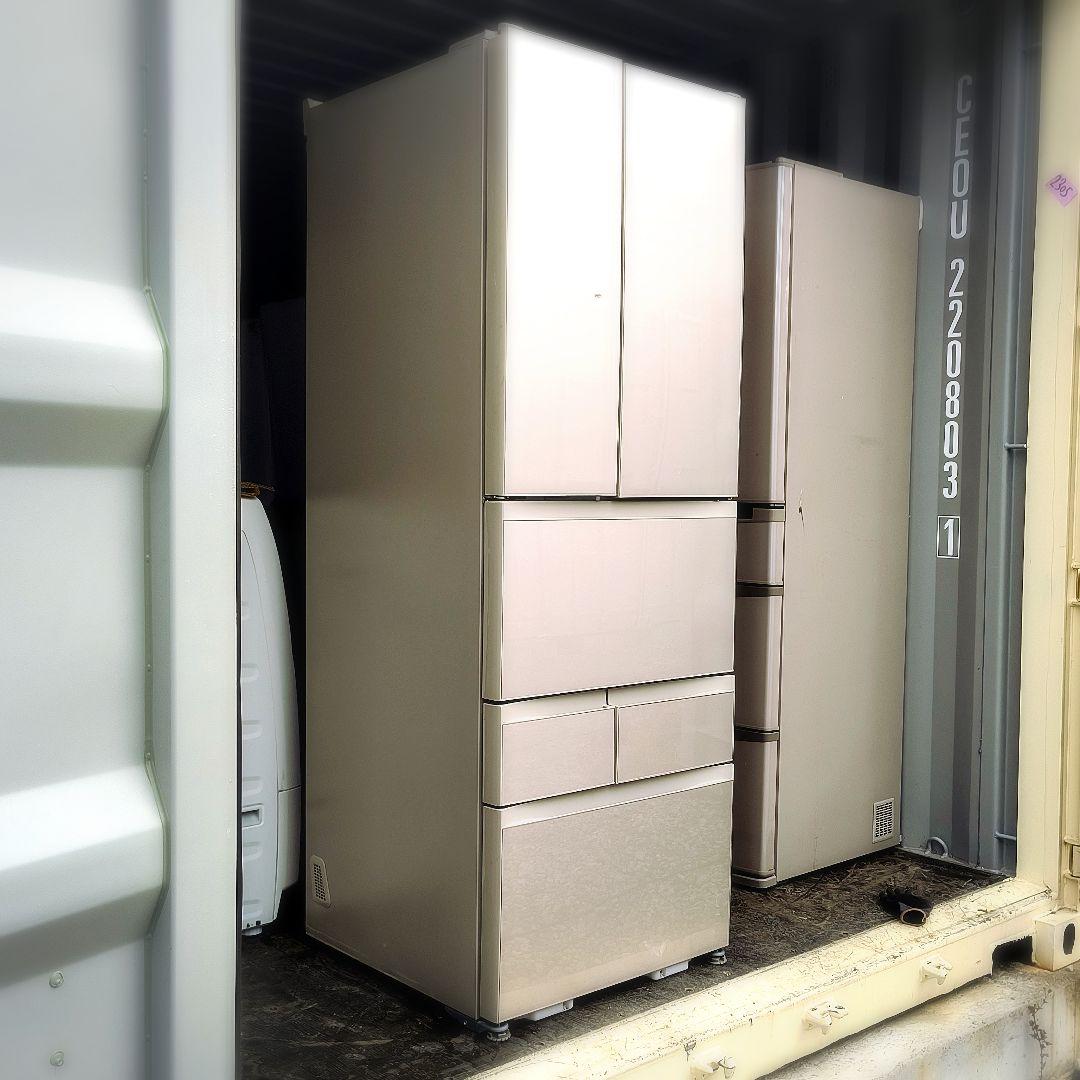 運搬取付無料！サテンゴールド・大容量TOSHIBA純正冷蔵庫！完全動作品・超美品