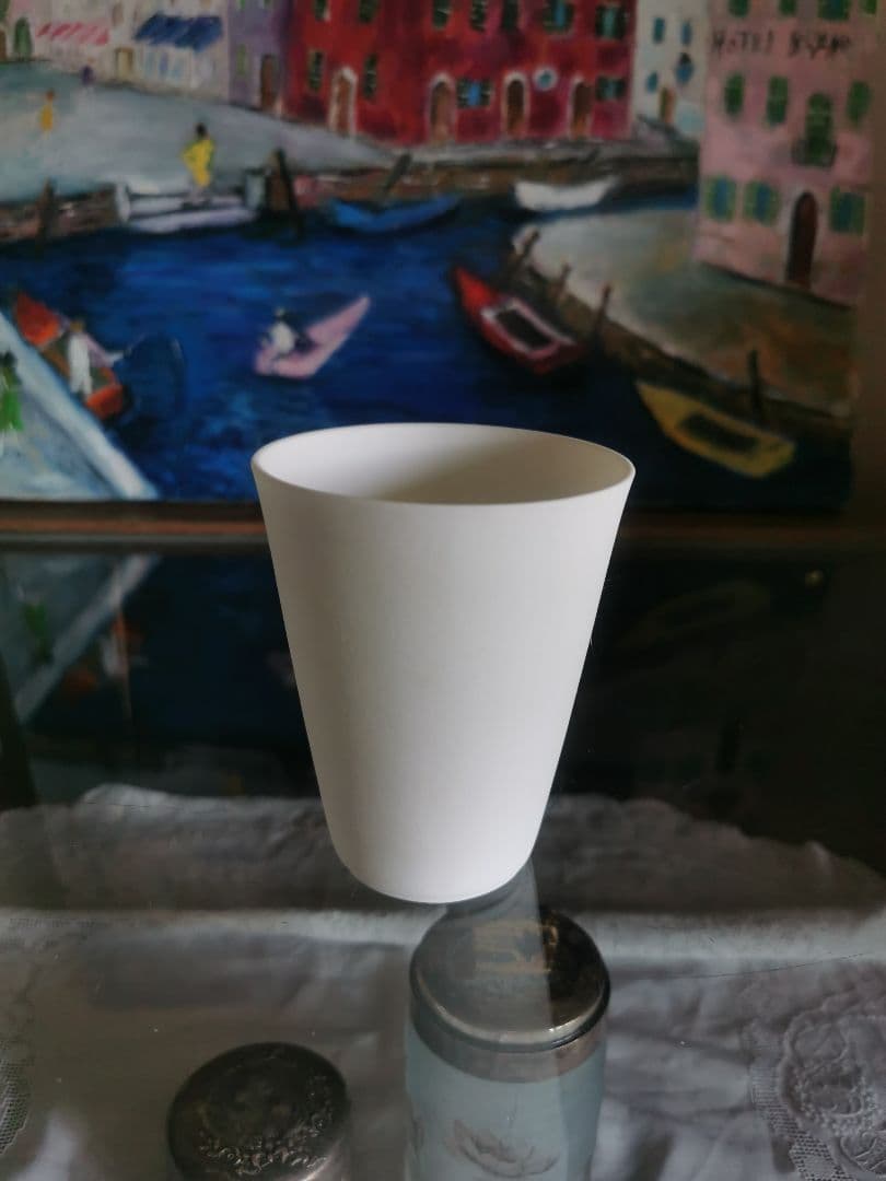 黒田泰蔵？ 白磁 端正な酒器 カップ 湯呑み WASASABI購入 約30年前