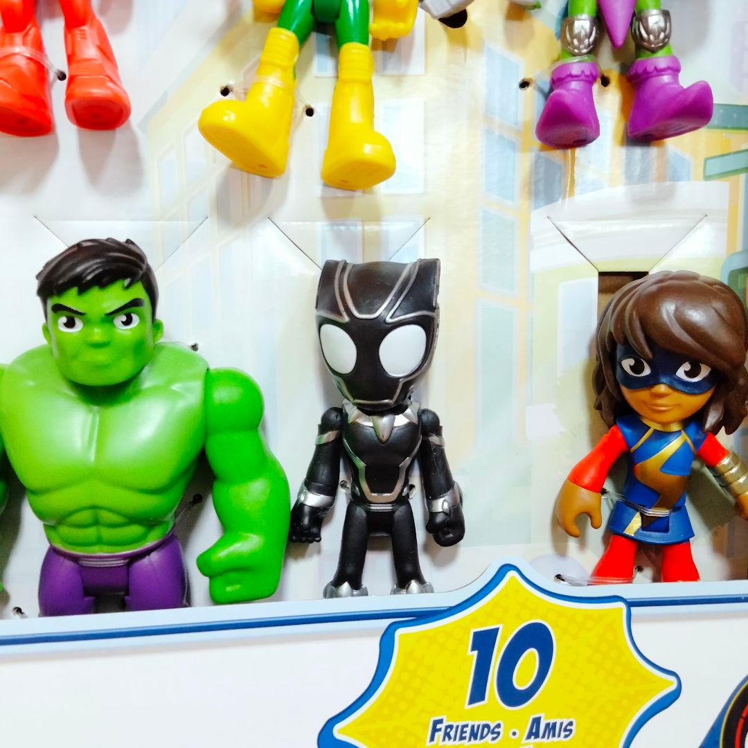 スパイディとすごいなかまたち フィギュアセット 10体 アメイジングフレンズ