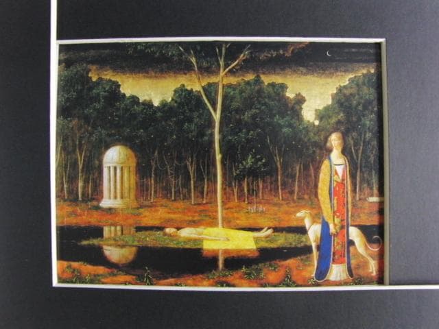 吉岡正人　「黒い川」、希少画集より、状態良好、新品高級額装付