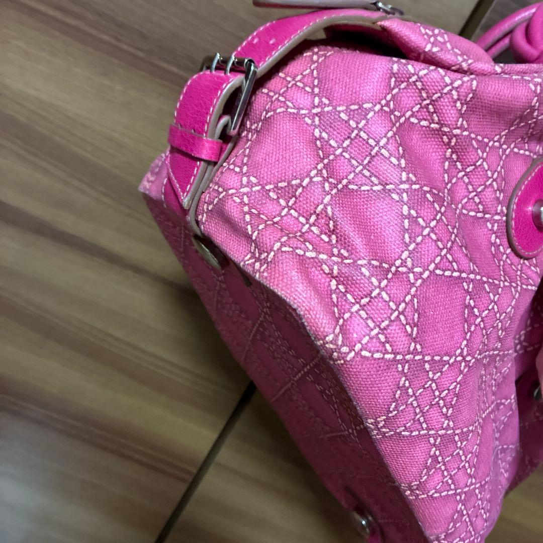 みらの様　　Dior ピンク カナージュ ハンドバッグ