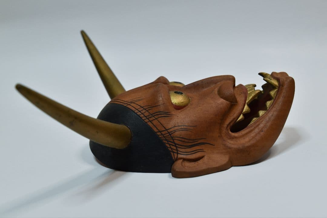 能面 般若 大雲作 箱付き 美品 (C5)