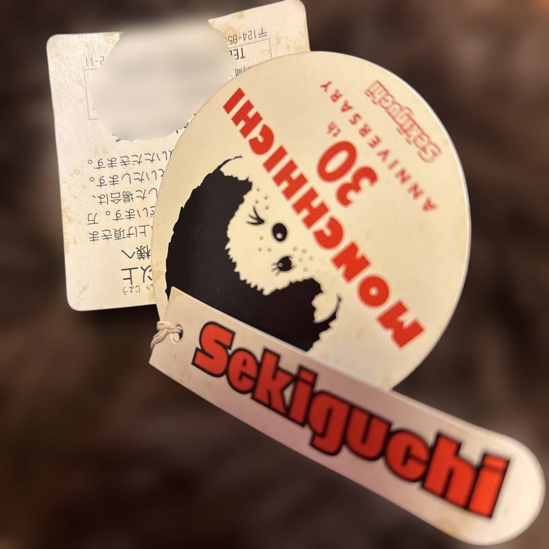 【希少】当時物美品モンチッチ セキグチ 2L 特大 男の子 ぬいぐるみとおまけ