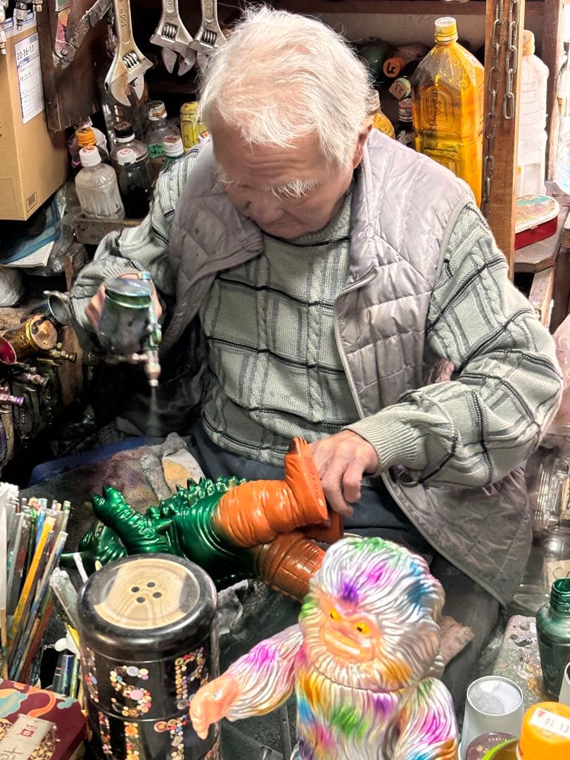 ブルマァク ジャイアント ゴモラ・東京タワー付き 後藤彩色所 カスタム