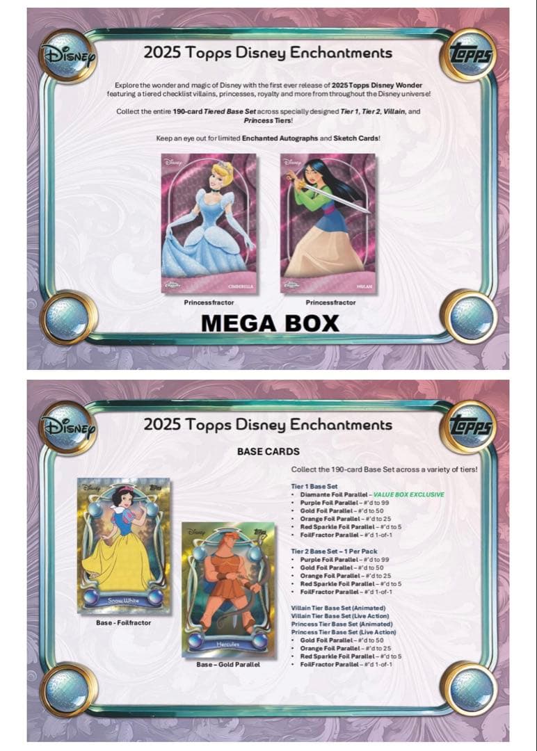 Topps Disney Frozen Wonder Winter Box 2箱