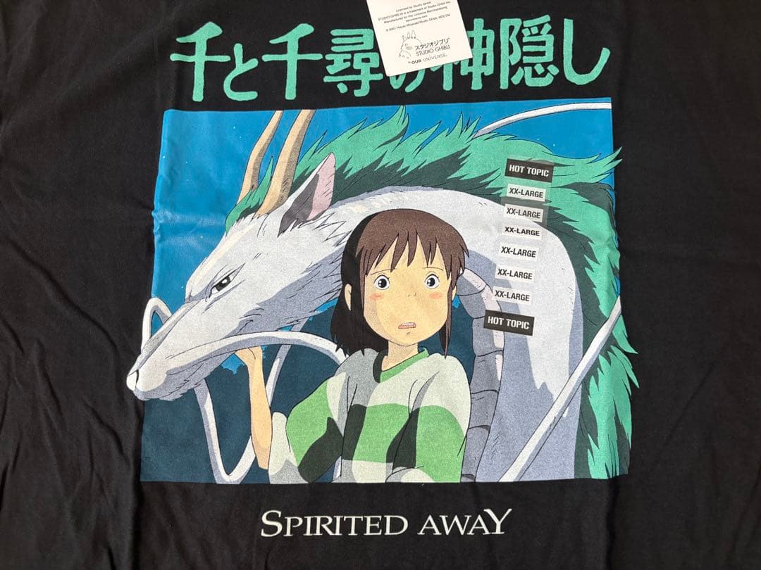 千と千尋の神隠し ジブリ tシャツ アニメt 新品 海外展開 インポート