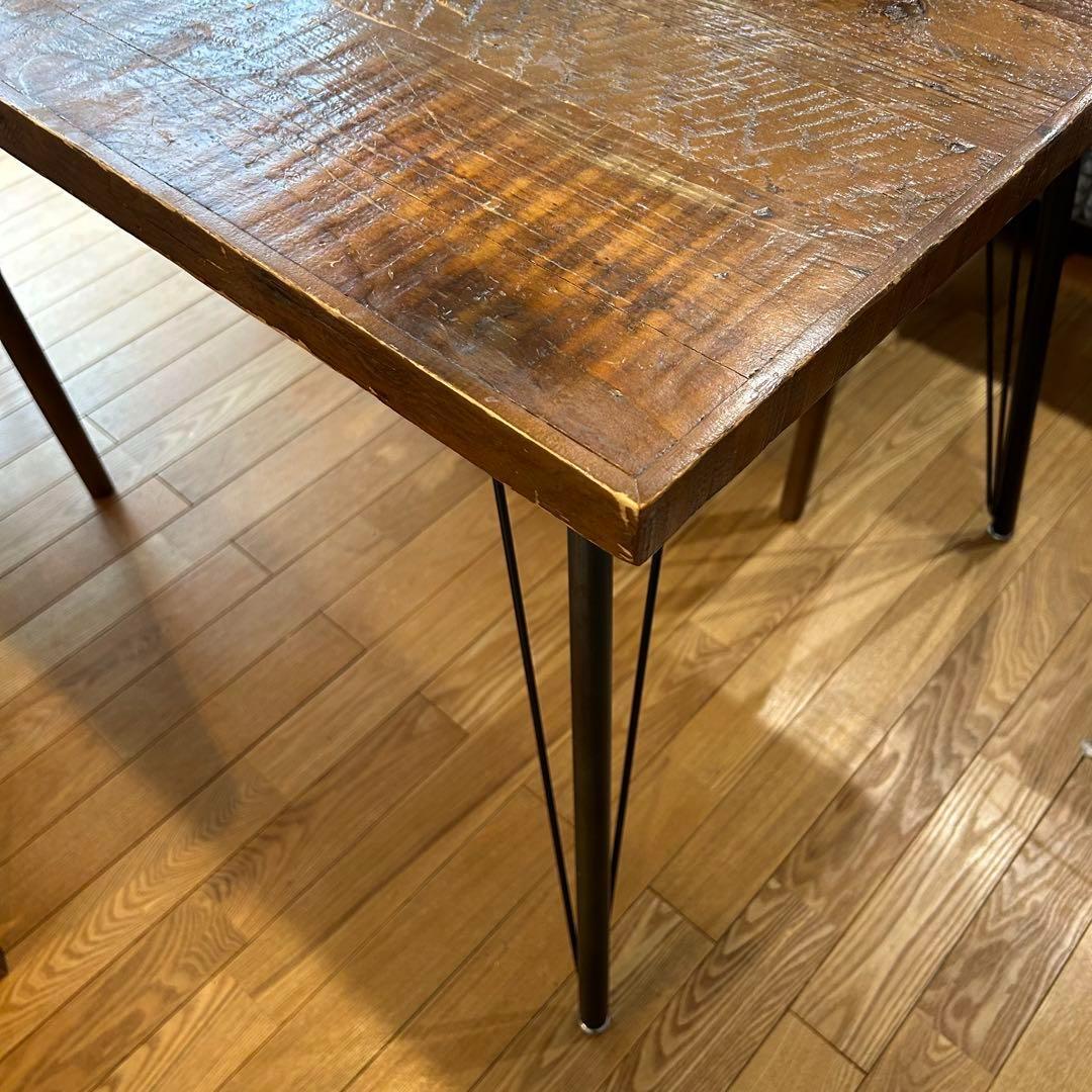 【美品】古材ダイニングテーブル（6人がけ）