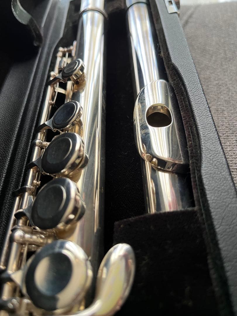 Pearl flute パールフルート PF-521E リッププレート銀製
