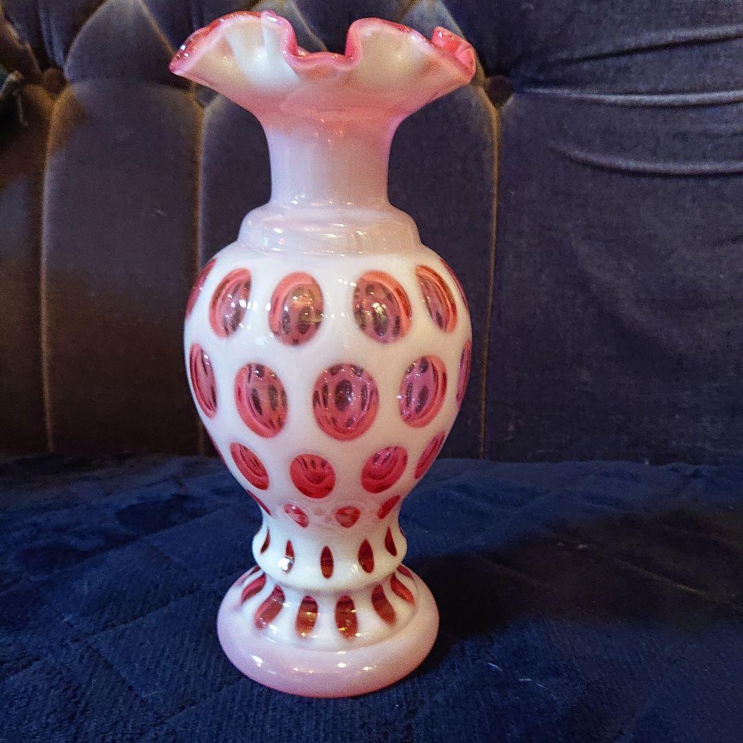 貴重、美品フェントン50年代頃ドットBigベース高さ22.5cm