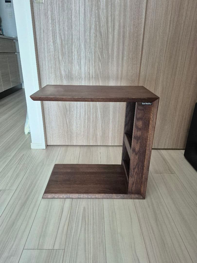カリモク サイドテーブル TU1752 モカブラウン
