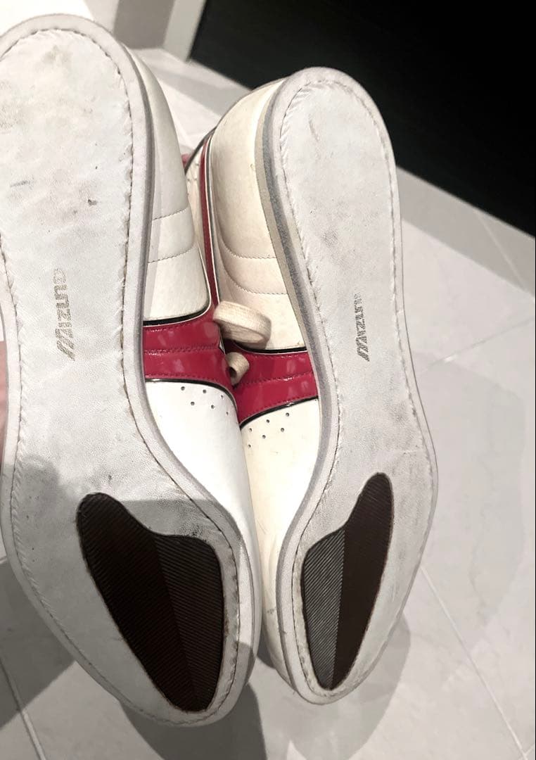 MIZUNO ミズノボクシングシューズ ホワイト　レッド