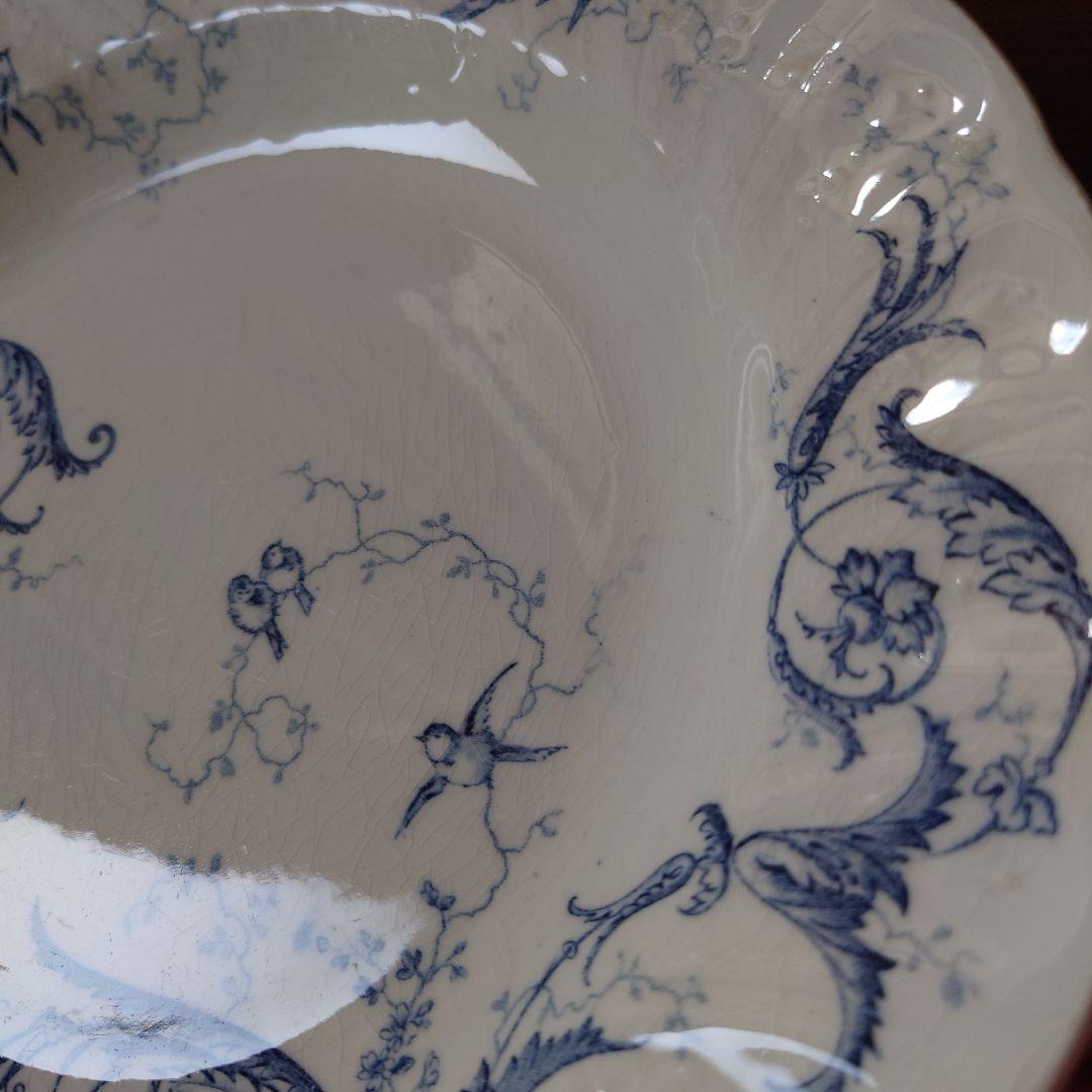 フランスアンティークGIENプレート