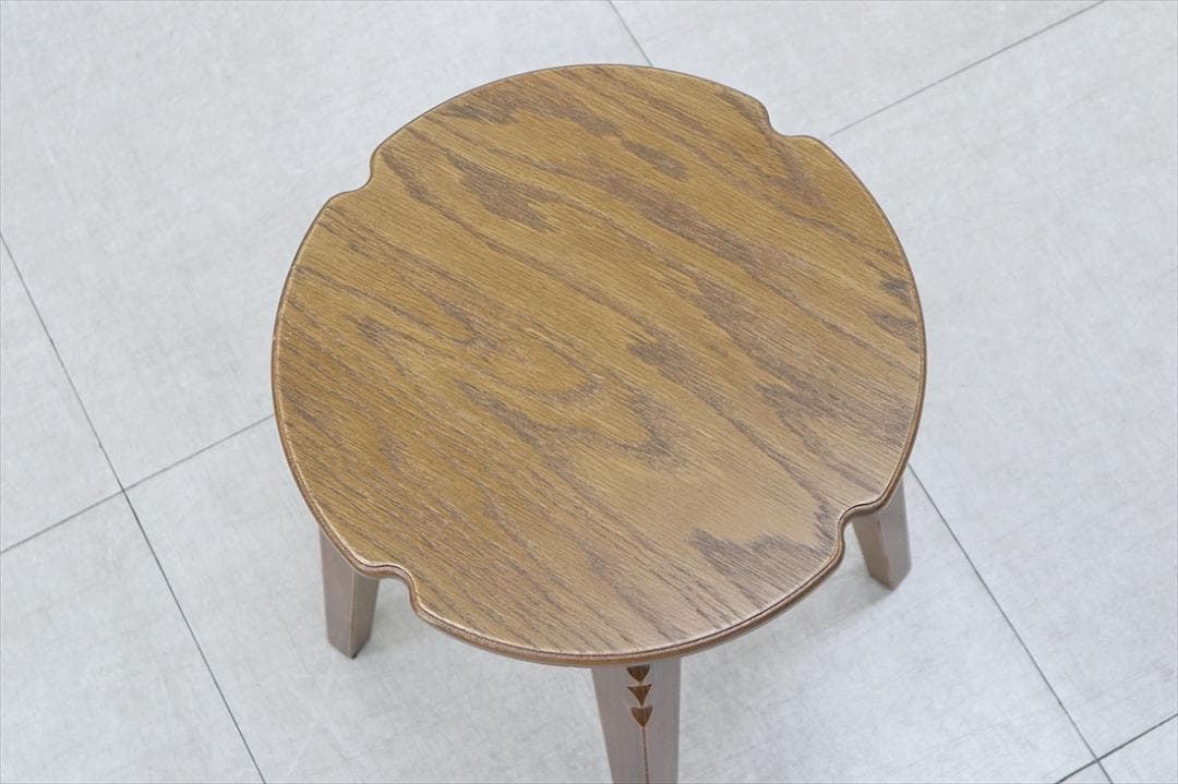 パリの雑貨屋 F-23 スツール 丸イス 丸椅子 木製 腰掛 椅子 玄関 チェア