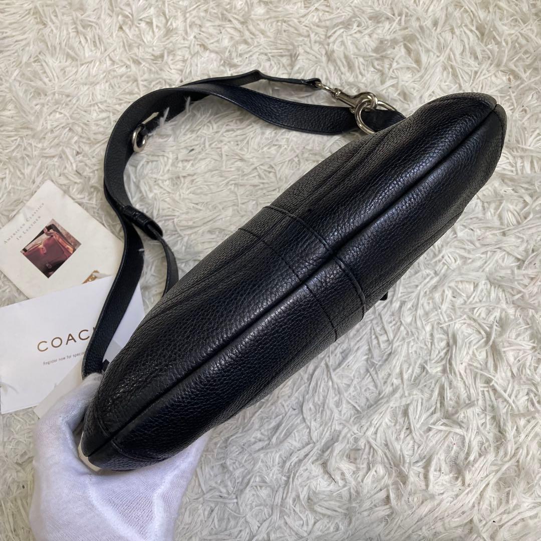vintage coach old soho Black ダブルバックル 黒