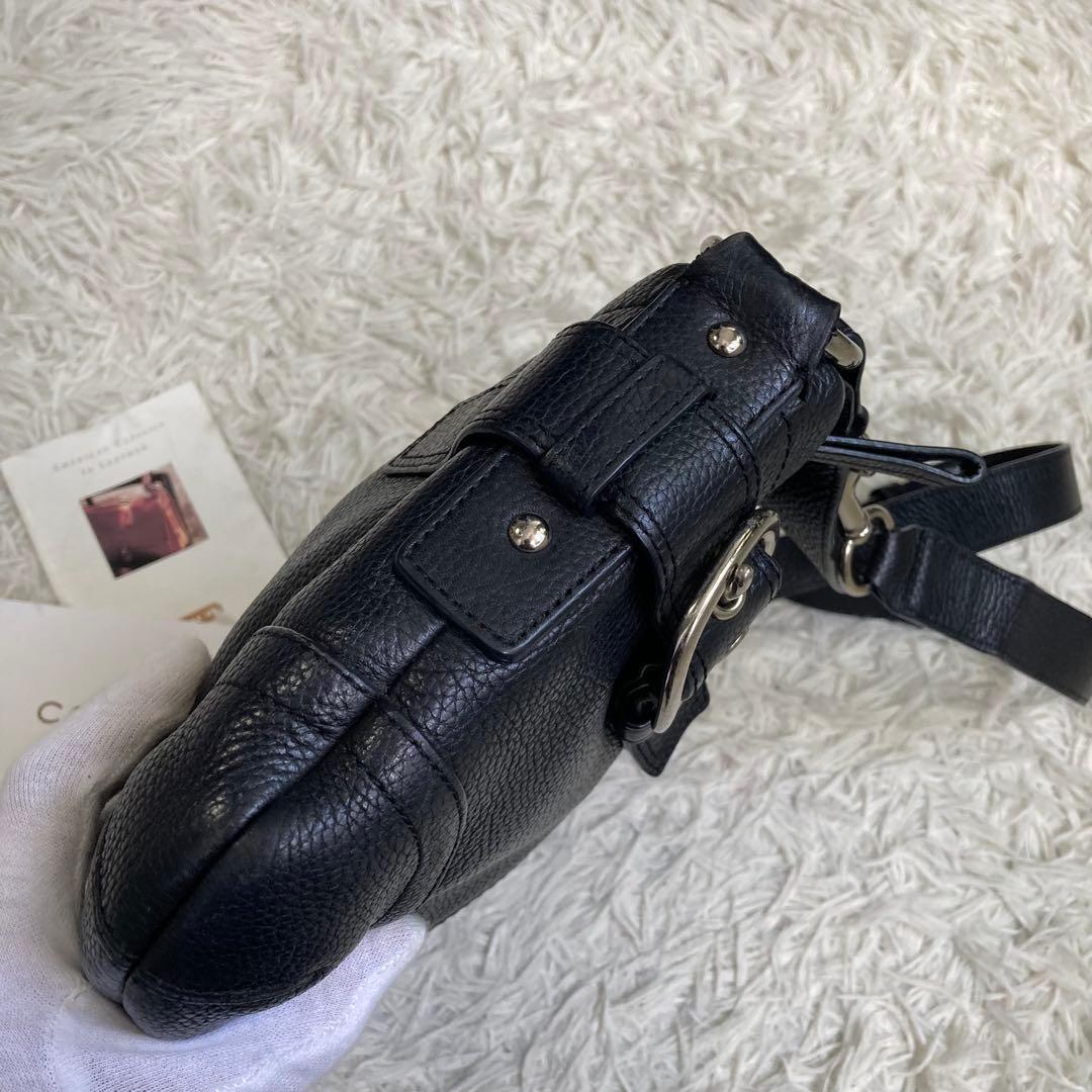 vintage coach old soho Black ダブルバックル 黒