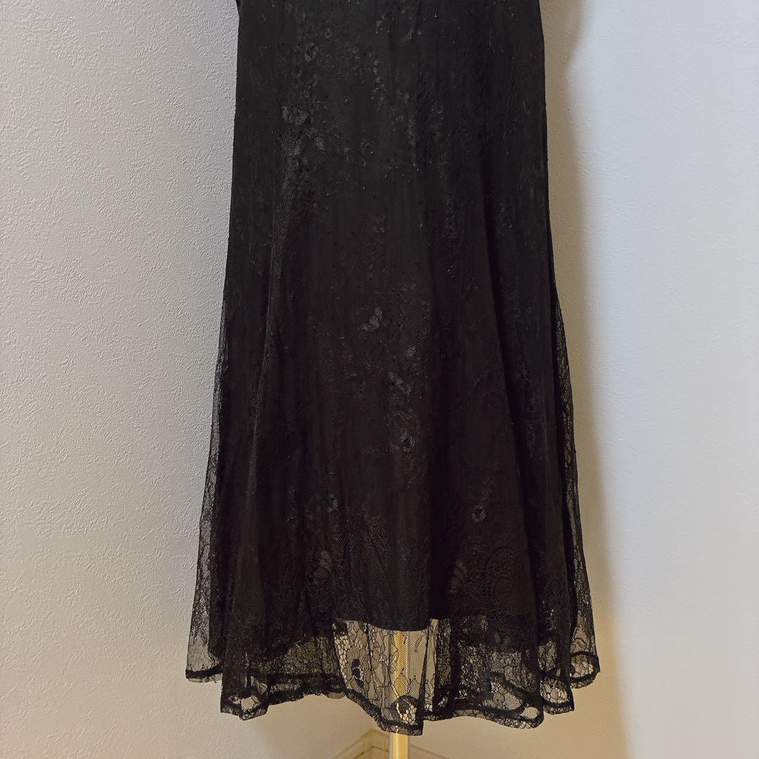 kanaカナブラック　3wayレースボレロセットフレアパーティードレス2点セット