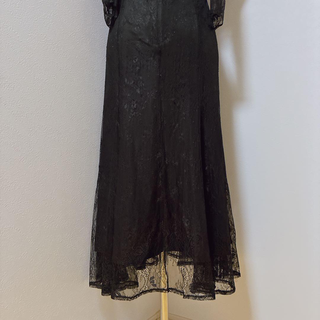 kanaカナブラック　3wayレースボレロセットフレアパーティードレス2点セット