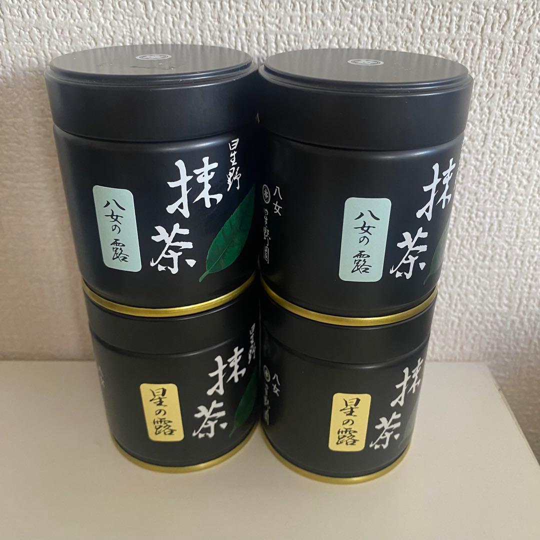 星野製茶　星野抹茶　40gx4缶セット
