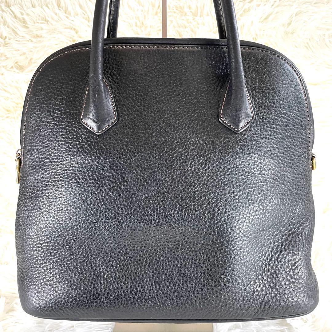 OLD COACH コーチ ハンドバッグ レザー 4921 シボ革